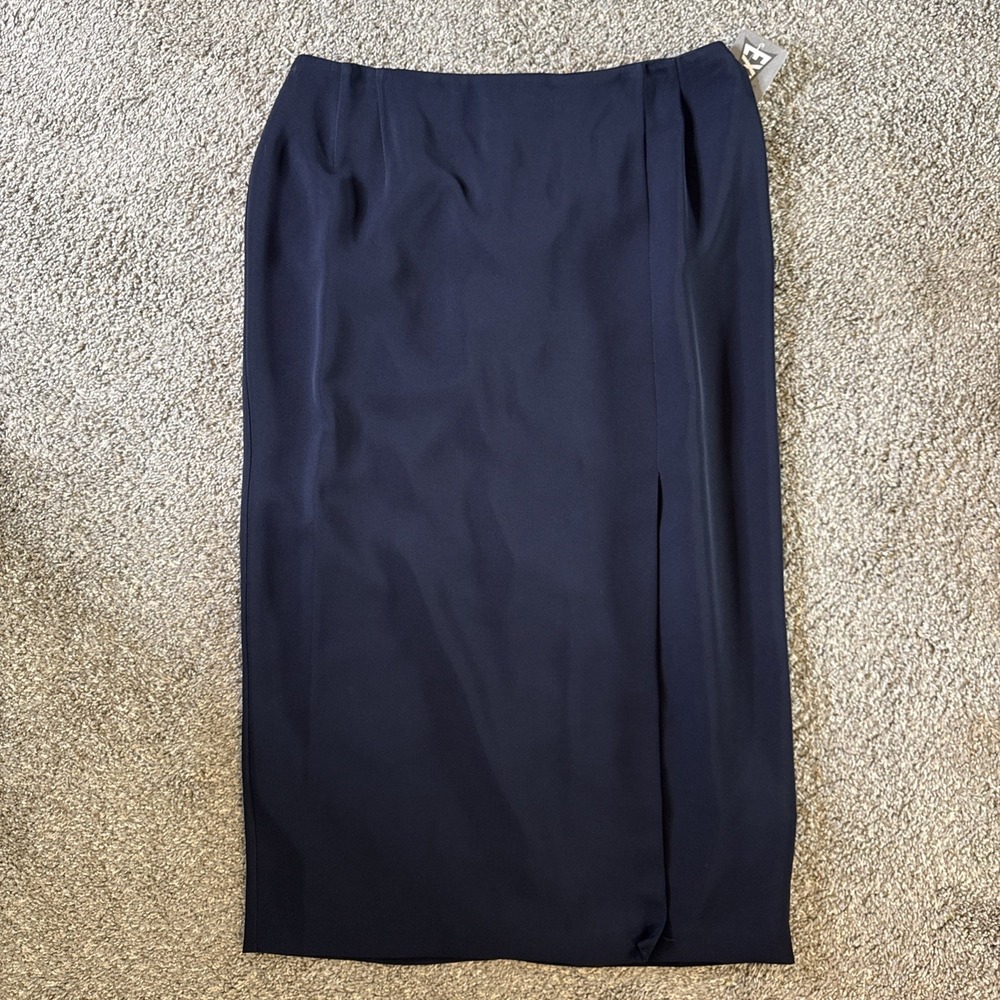 Vintage Tanjay‎ Women's Pencil Skirt Navy Size 16 New